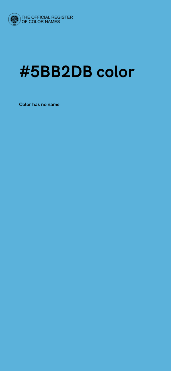 #5BB2DB color image