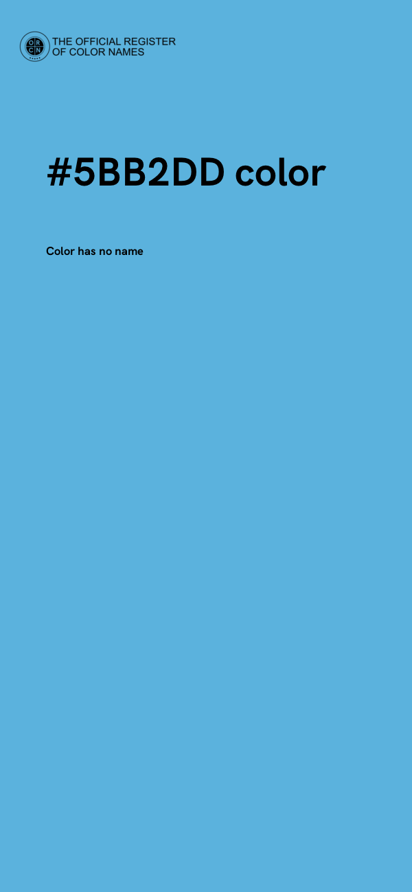 #5BB2DD color image