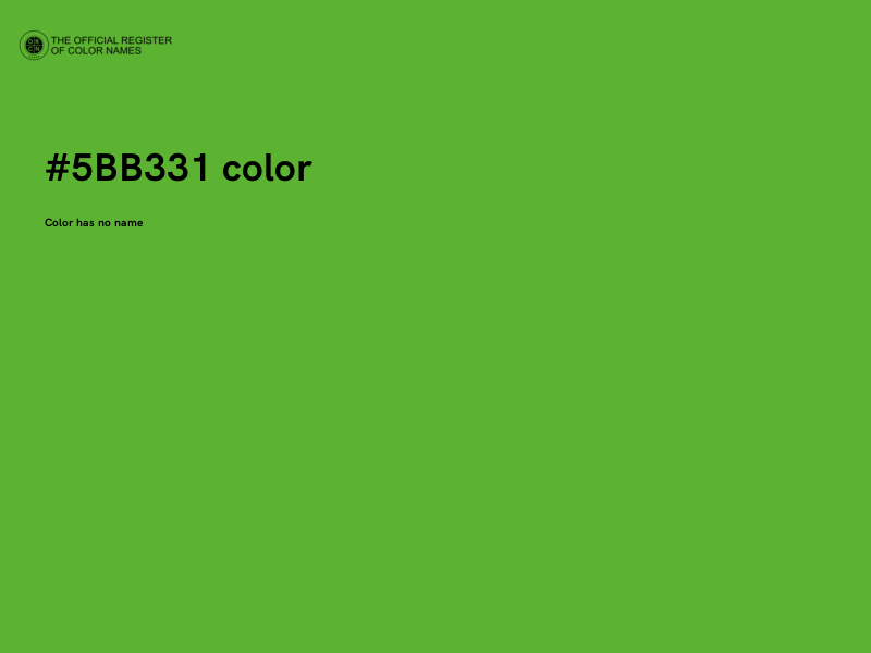 #5BB331 color image