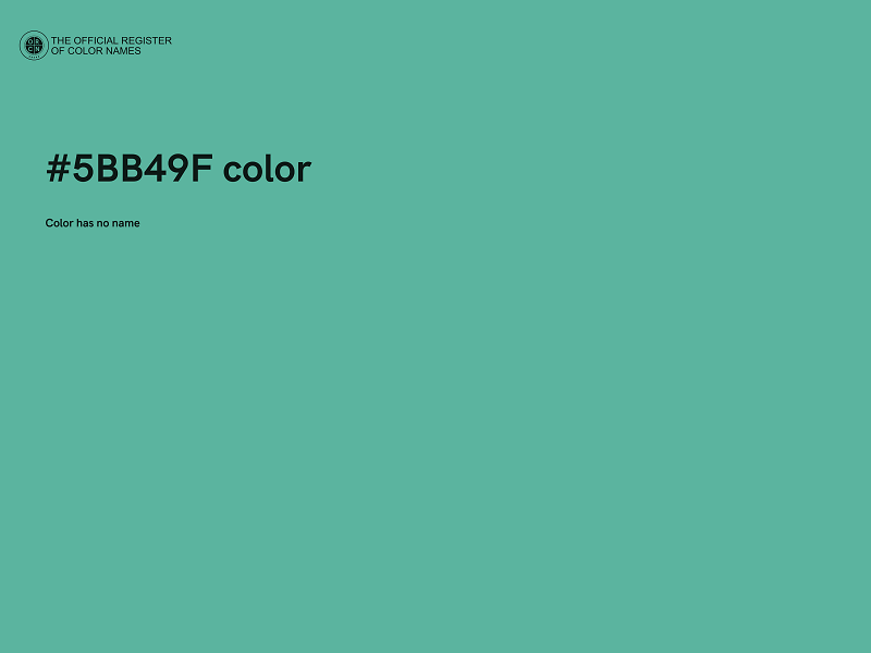 #5BB49F color image