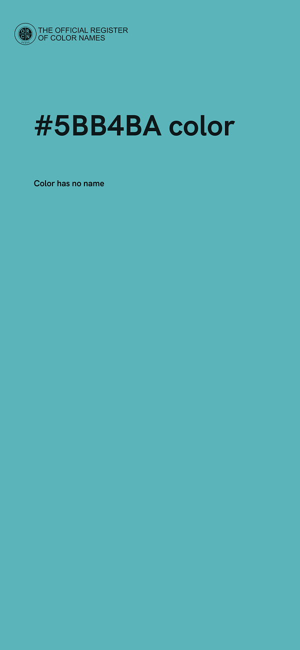 #5BB4BA color image