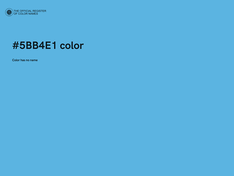 #5BB4E1 color image