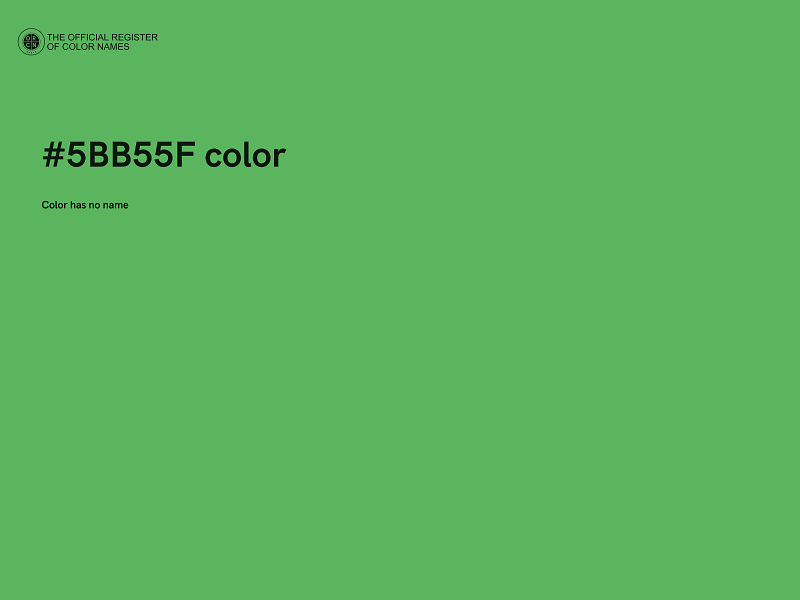 #5BB55F color image