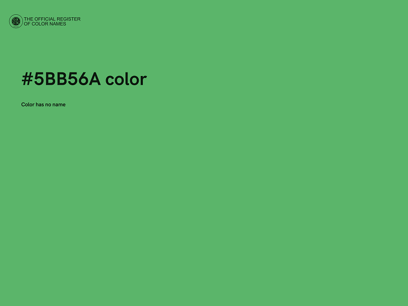 #5BB56A color image