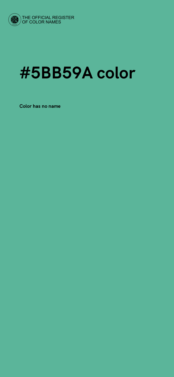 #5BB59A color image