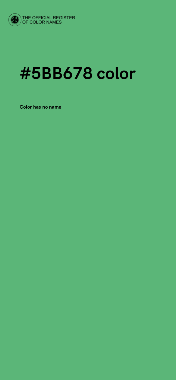 #5BB678 color image