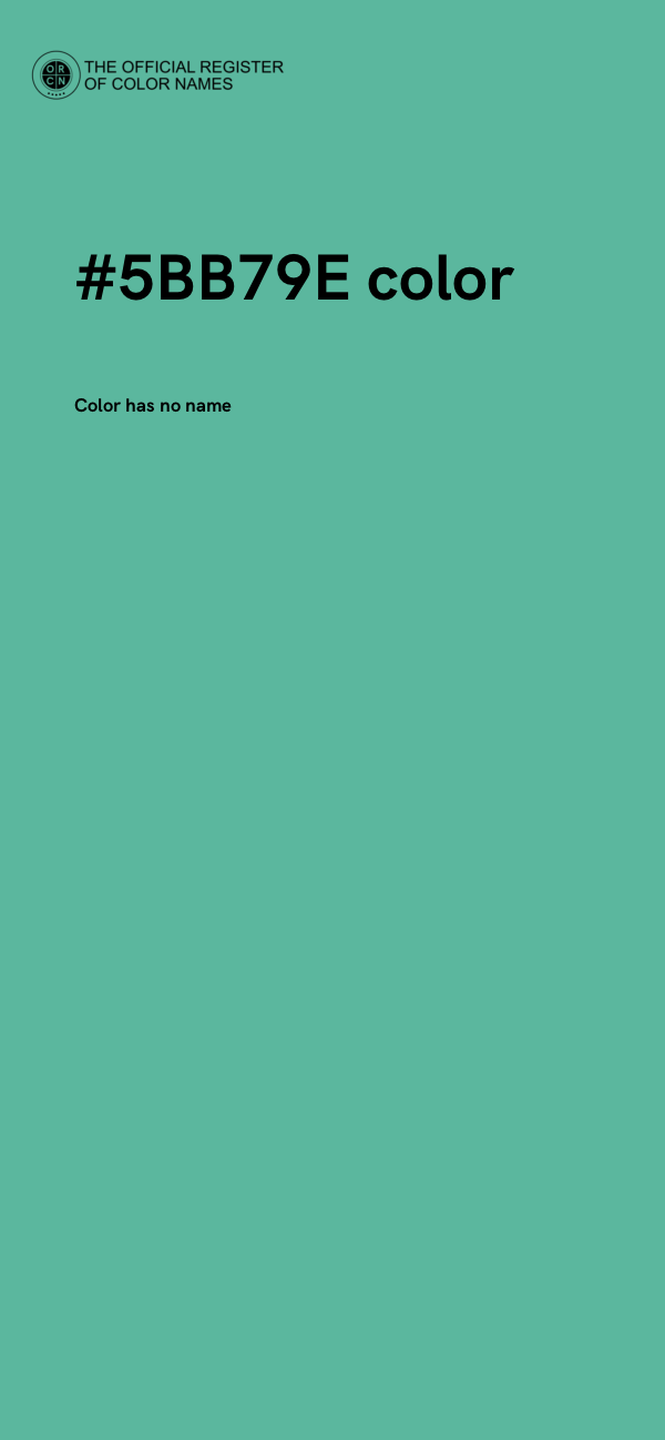 #5BB79E color image