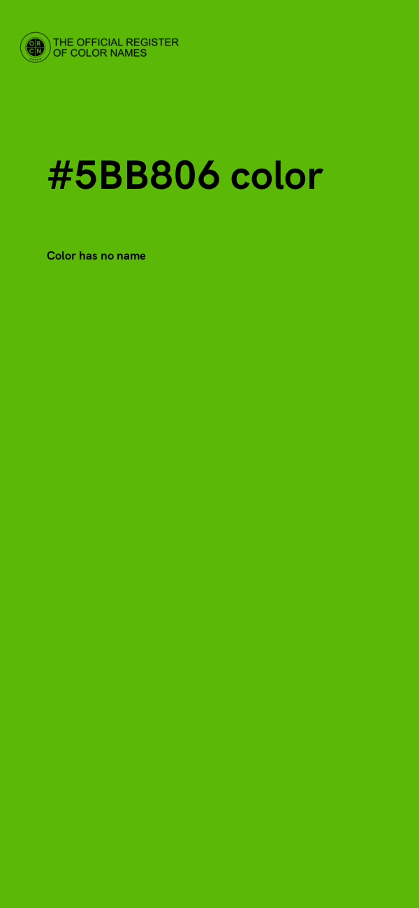 #5BB806 color image