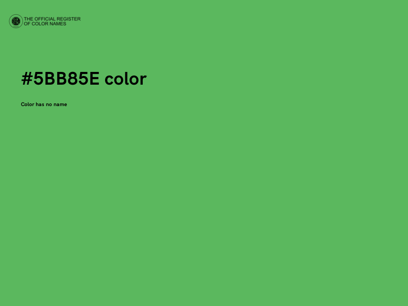 #5BB85E color image