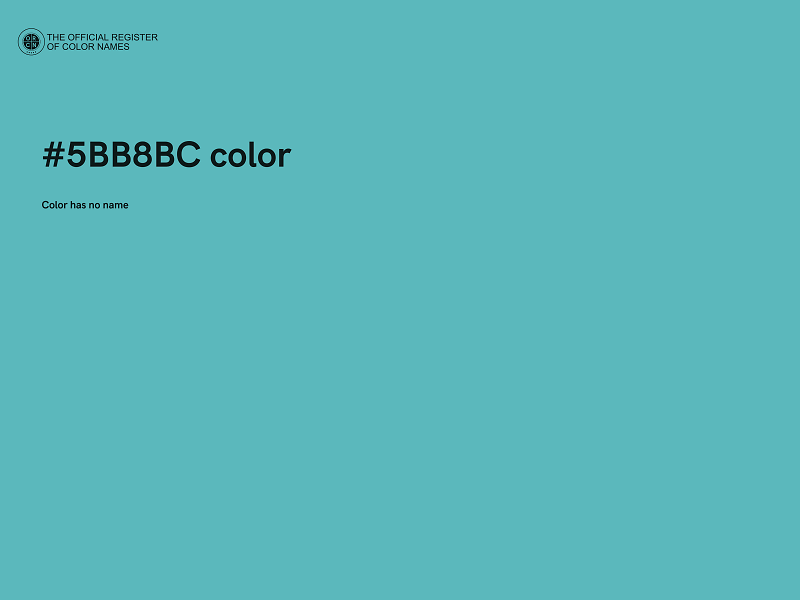 #5BB8BC color image