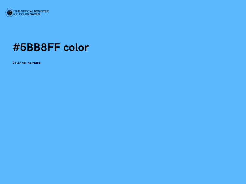 #5BB8FF color image