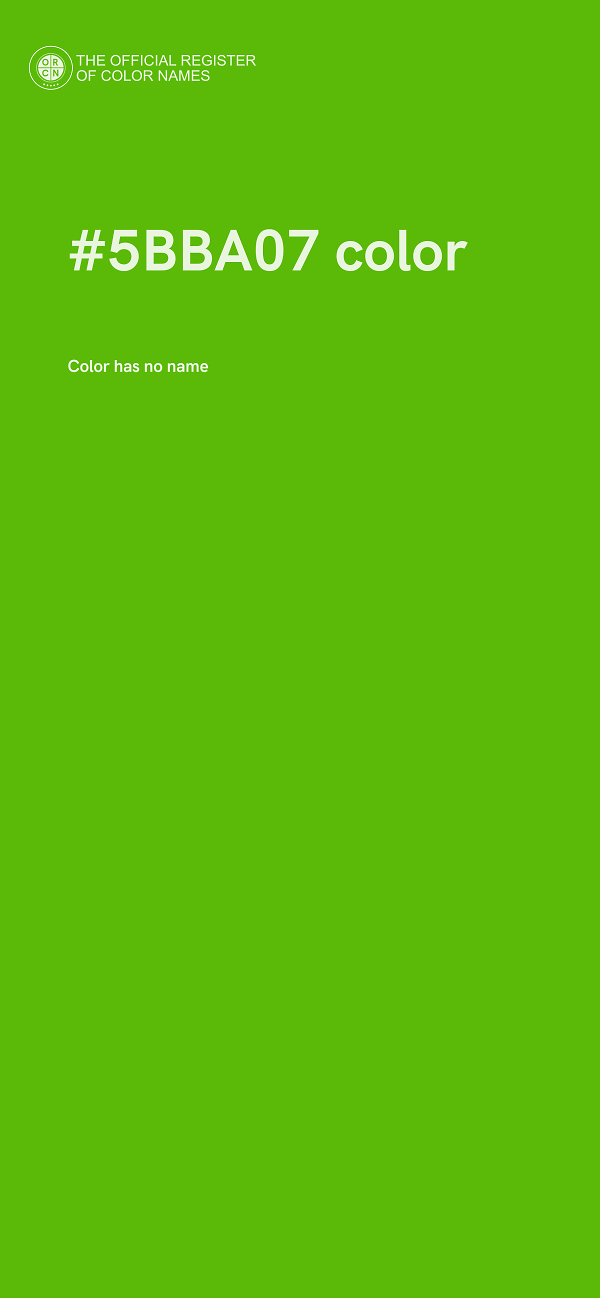 #5BBA07 color image
