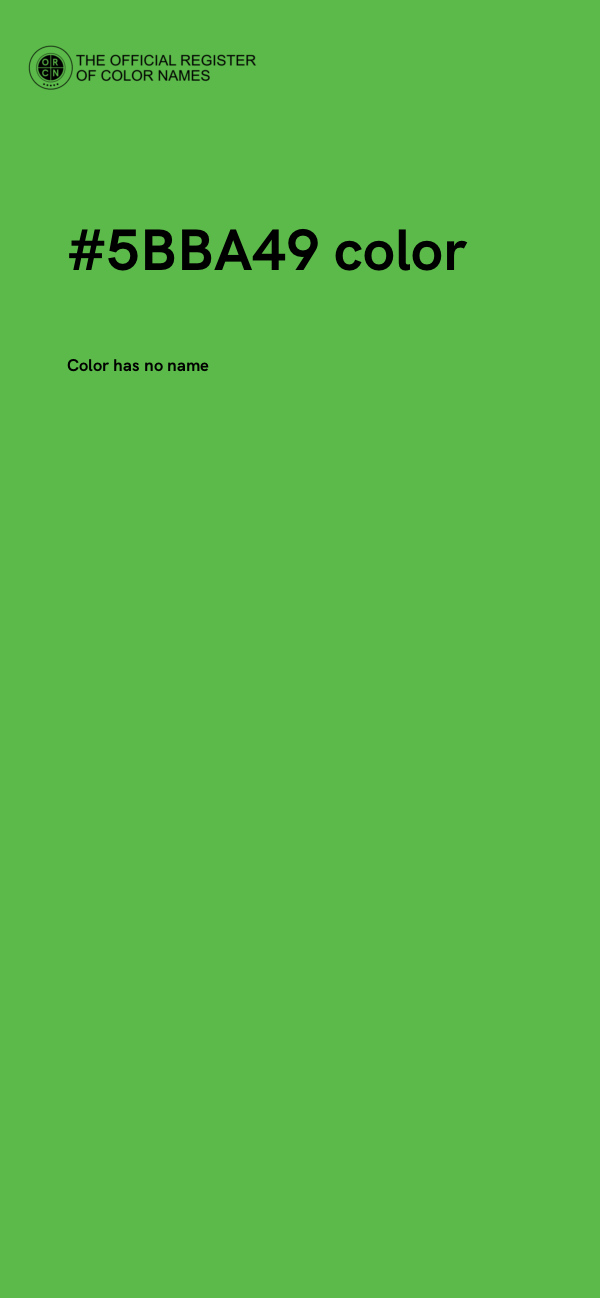 #5BBA49 color image