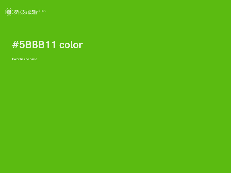#5BBB11 color image