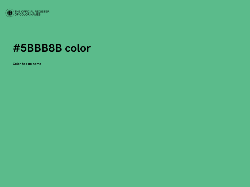 #5BBB8B color image