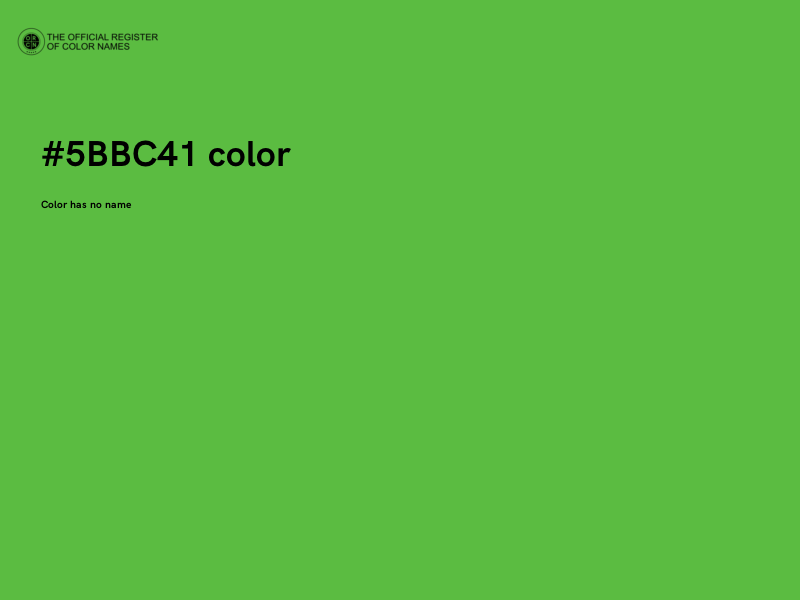 #5BBC41 color image