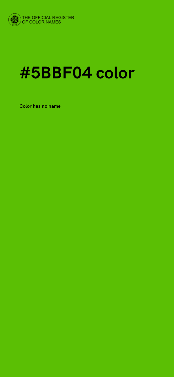 #5BBF04 color image