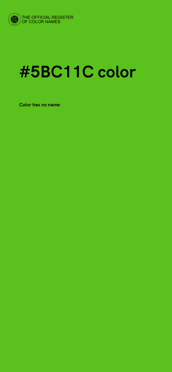 #5BC11C color image