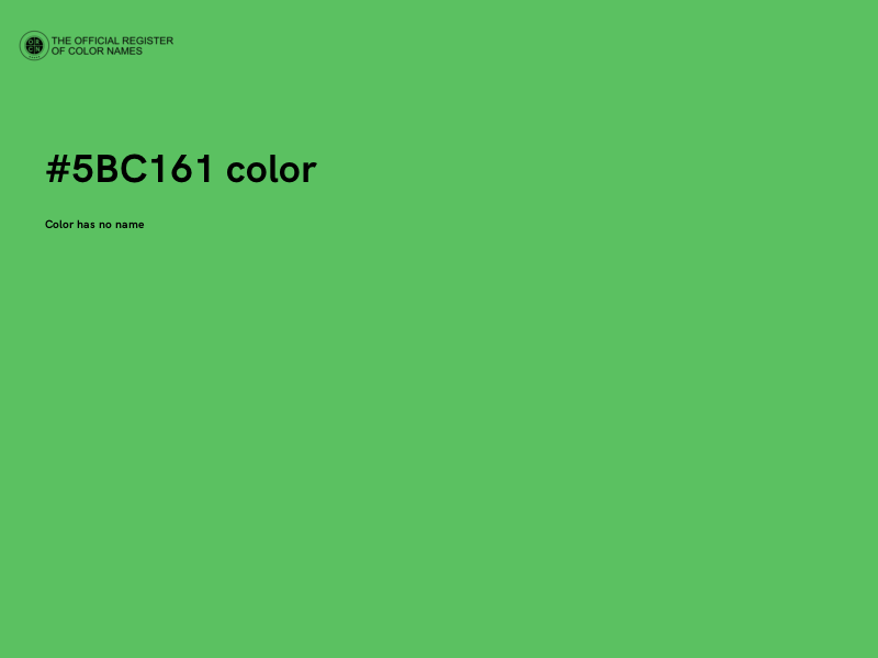 #5BC161 color image