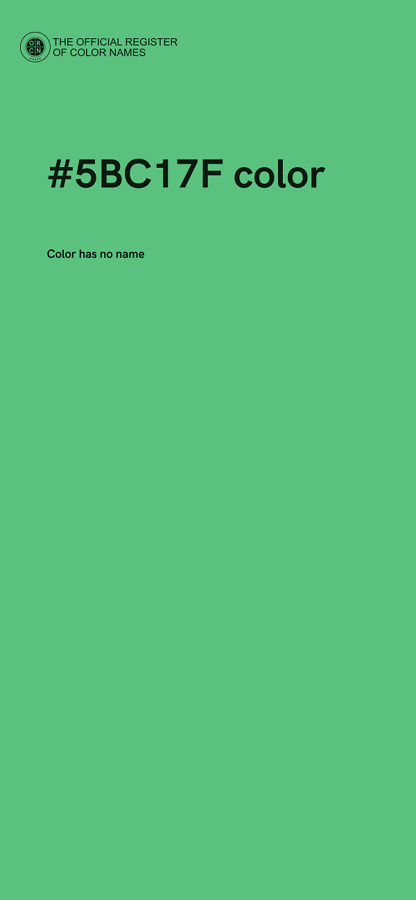 #5BC17F color image