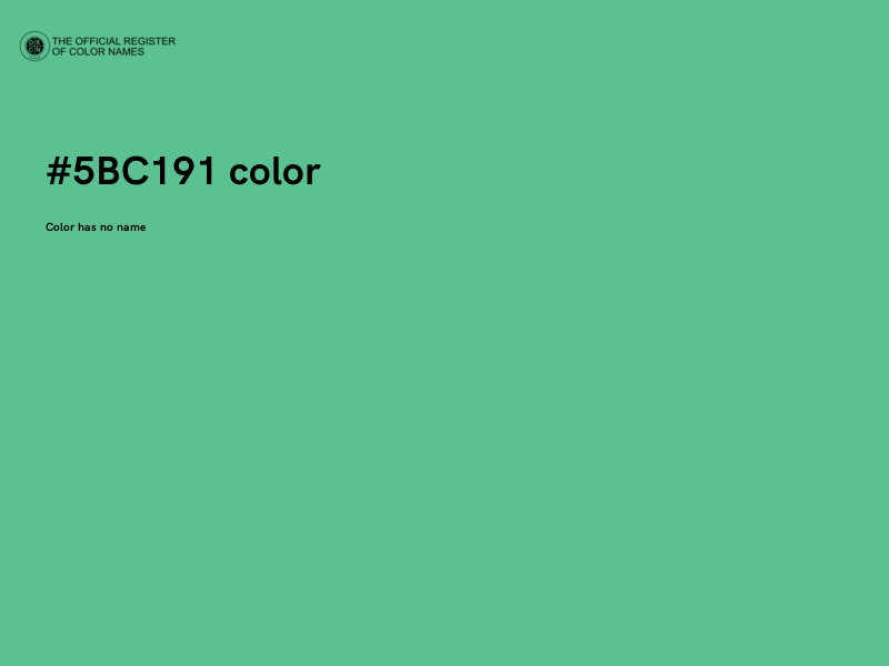 #5BC191 color image