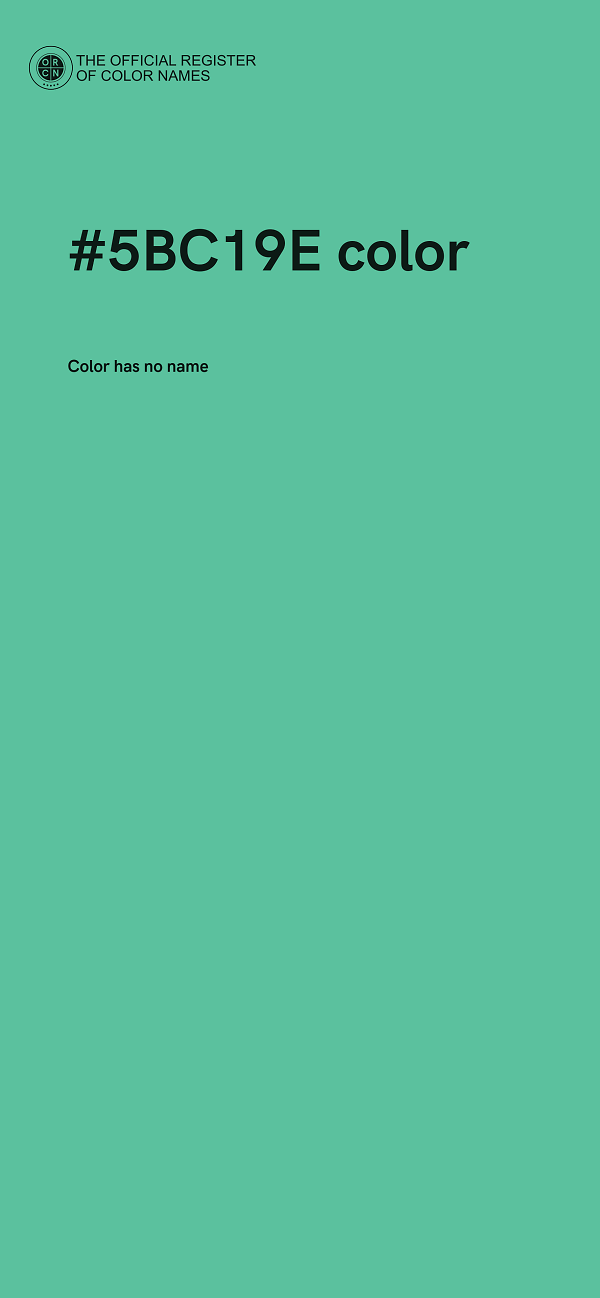#5BC19E color image