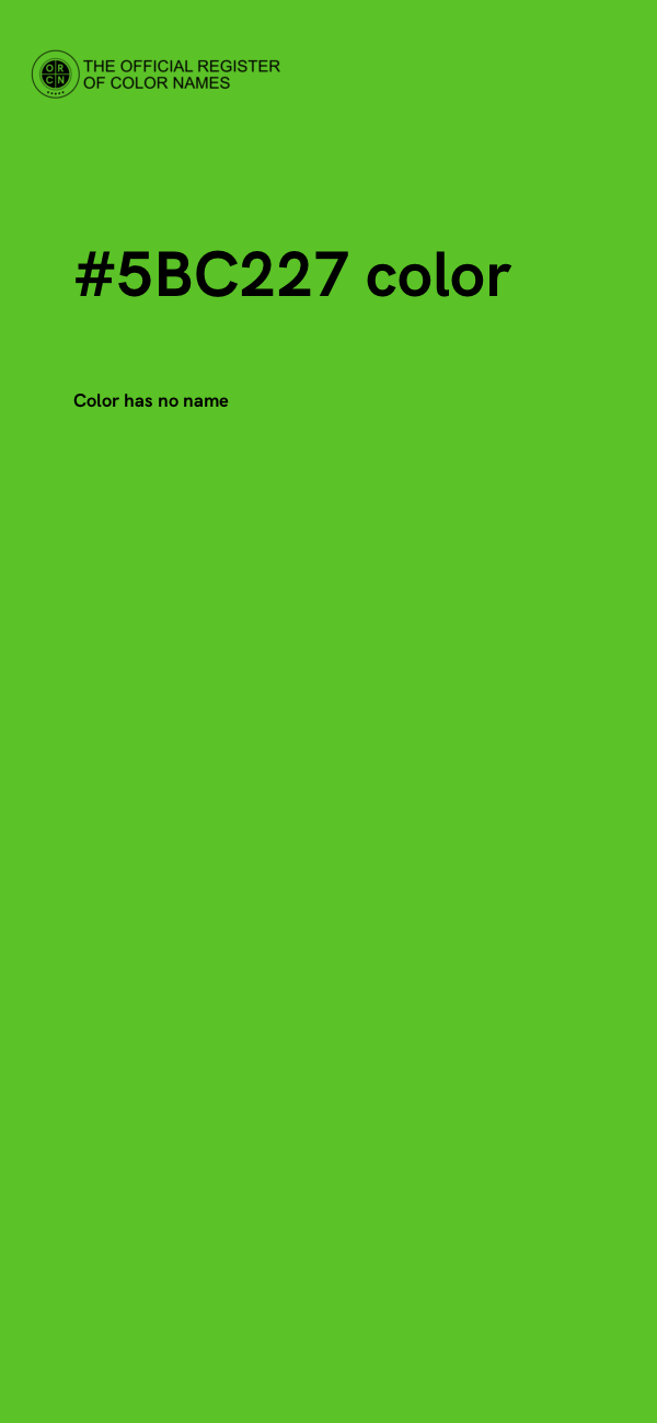 #5BC227 color image