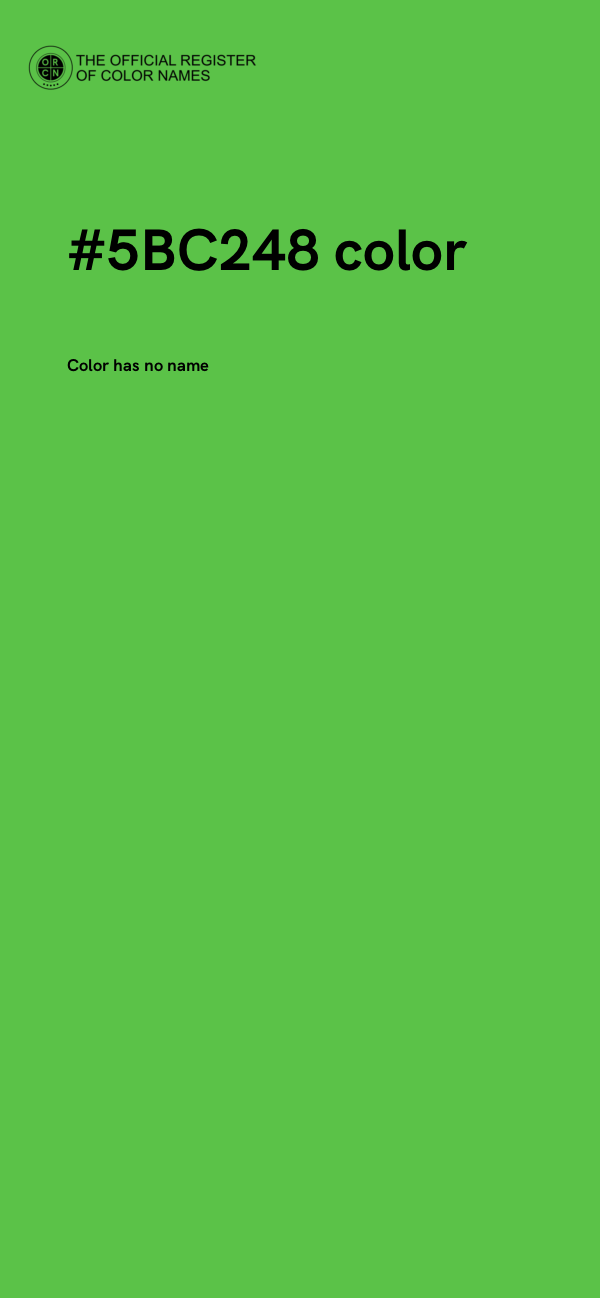 #5BC248 color image