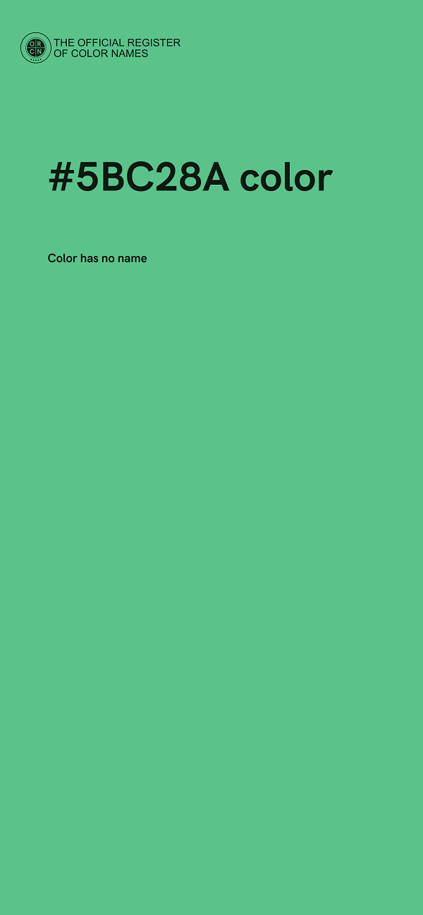 #5BC28A color image