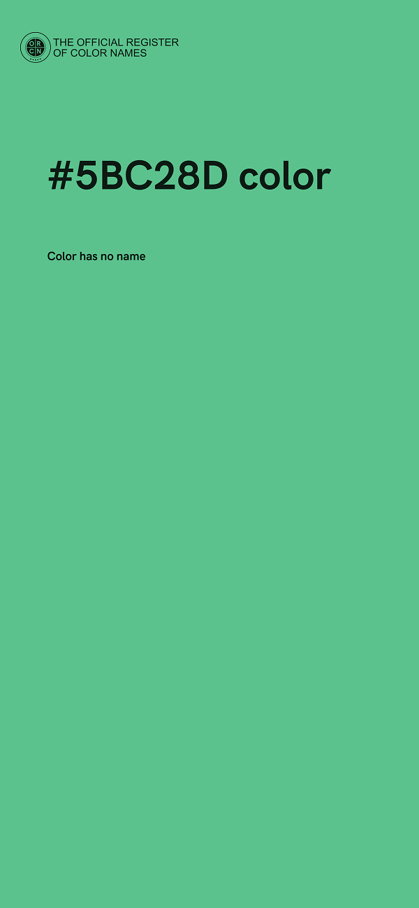 #5BC28D color image