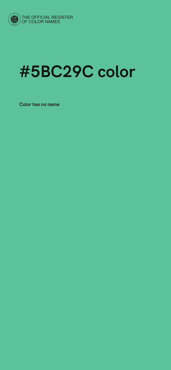 #5BC29C color image