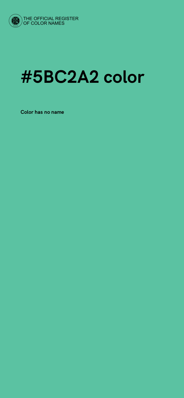 #5BC2A2 color image