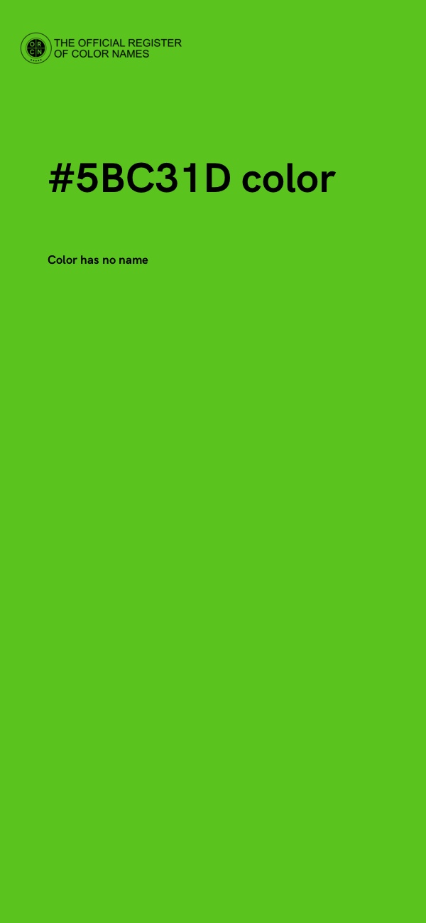 #5BC31D color image