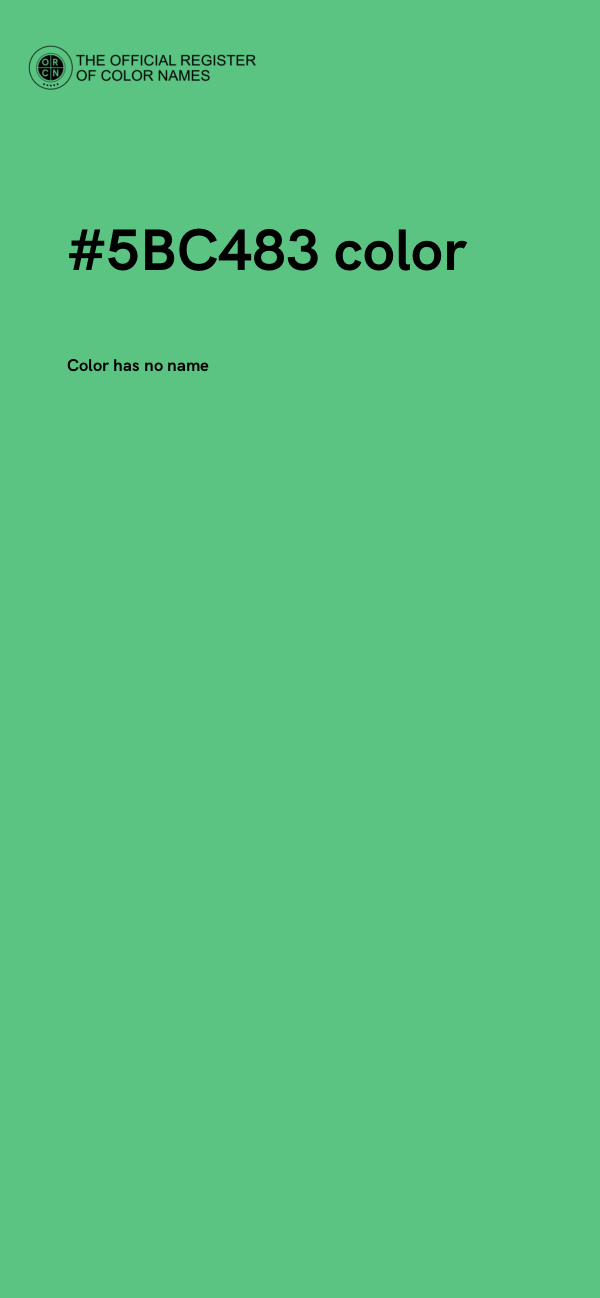 #5BC483 color image