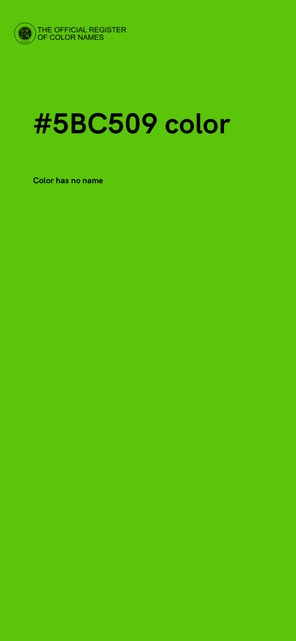 #5BC509 color image