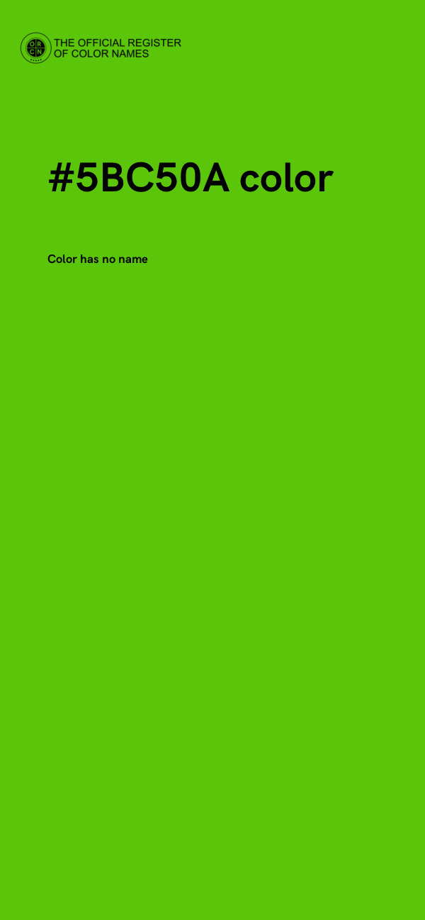 #5BC50A color image