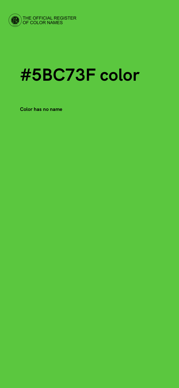 #5BC73F color image