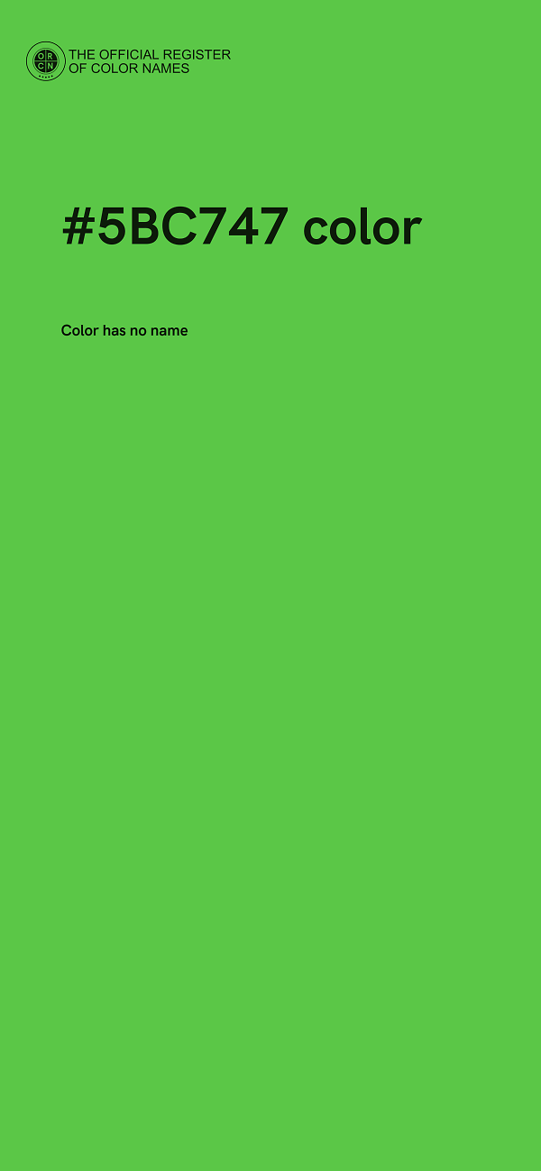 #5BC747 color image