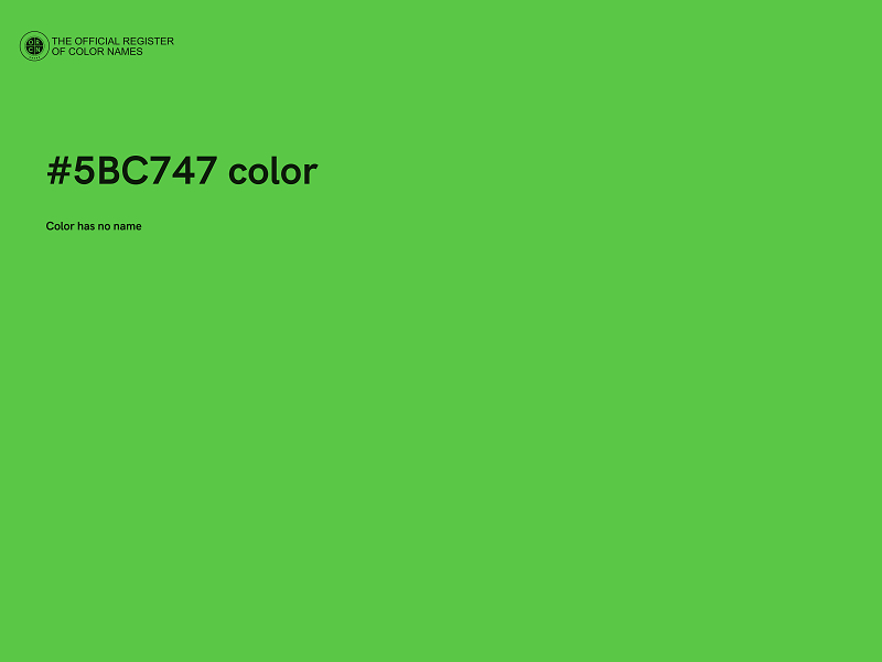 #5BC747 color image