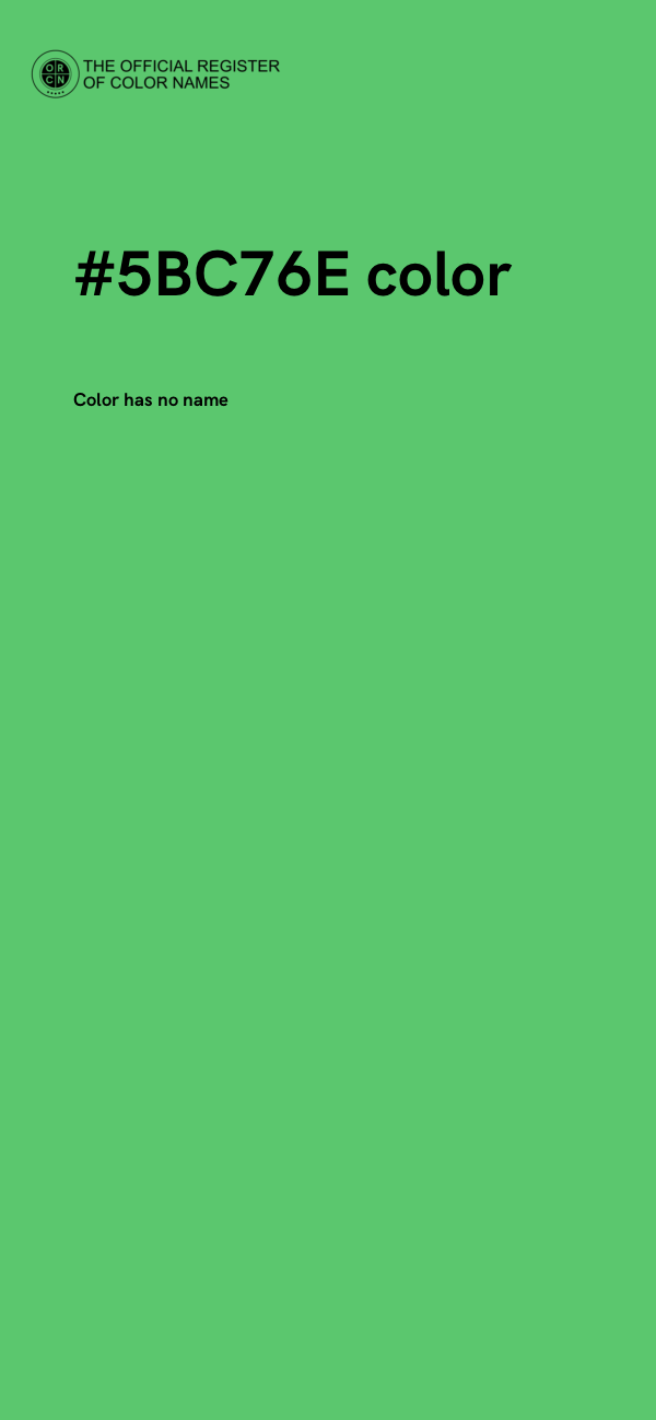 #5BC76E color image