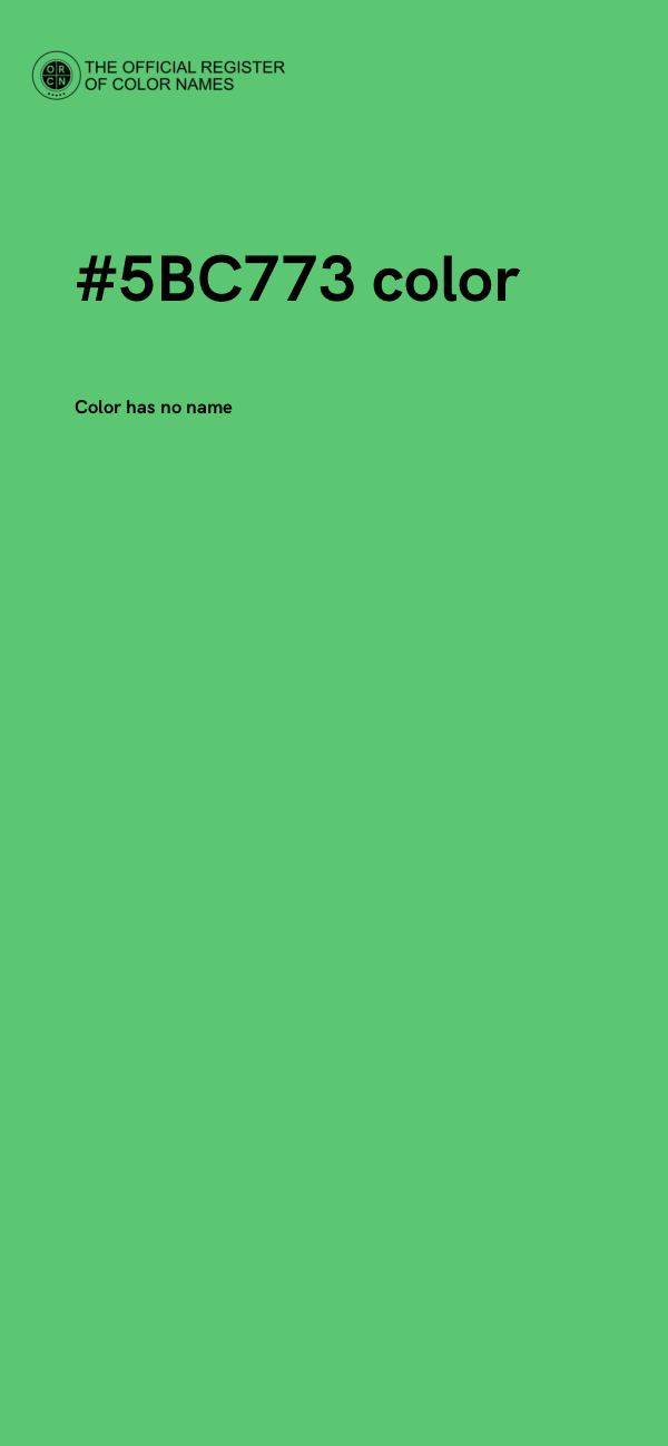 #5BC773 color image