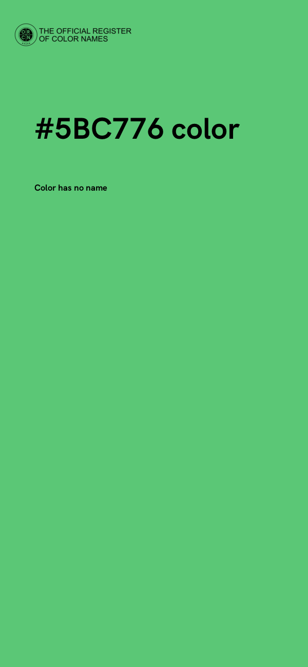 #5BC776 color image