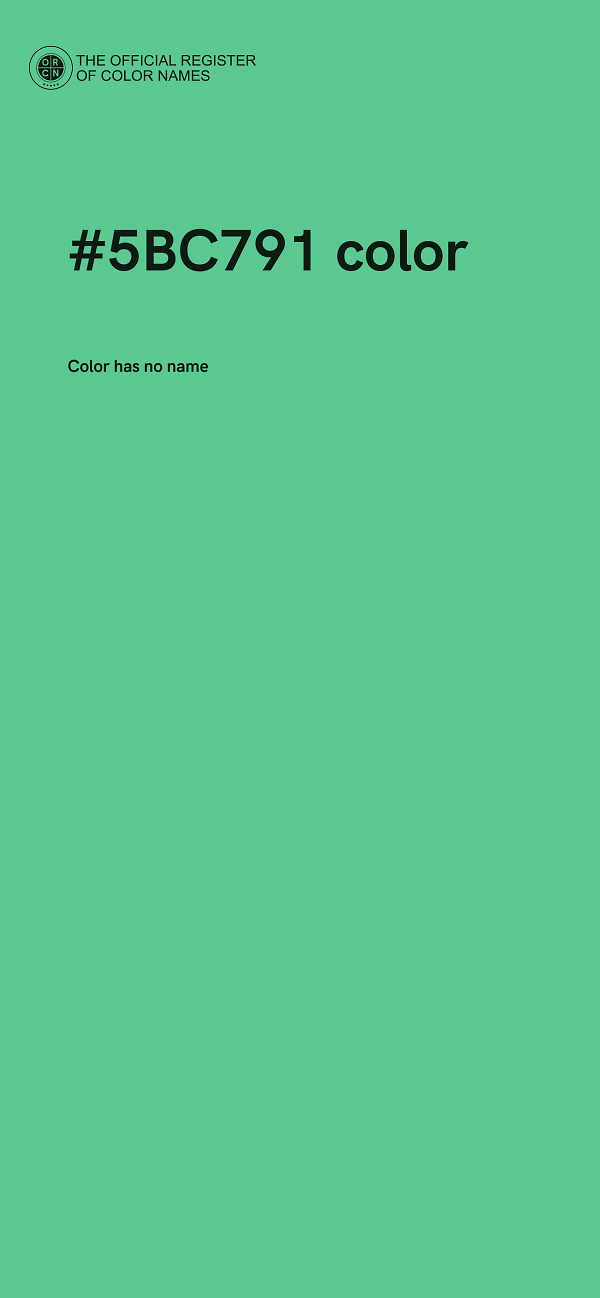 #5BC791 color image