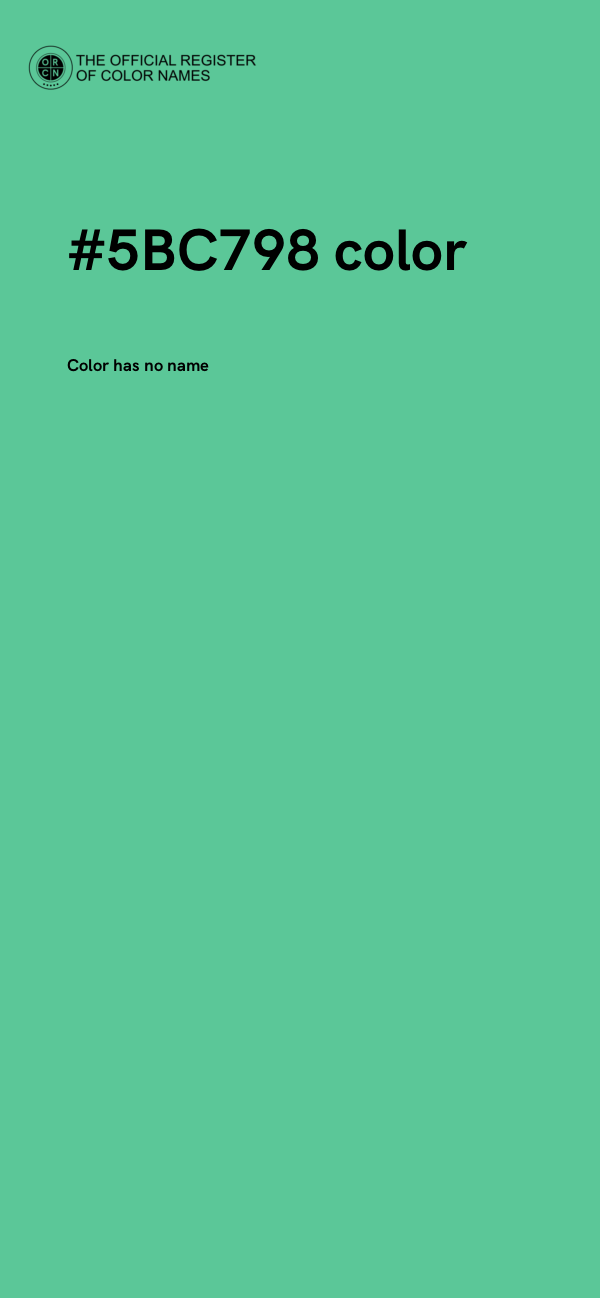 #5BC798 color image
