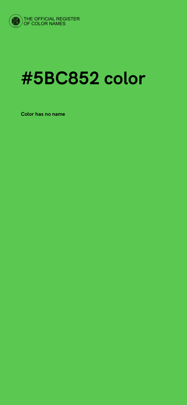 #5BC852 color image