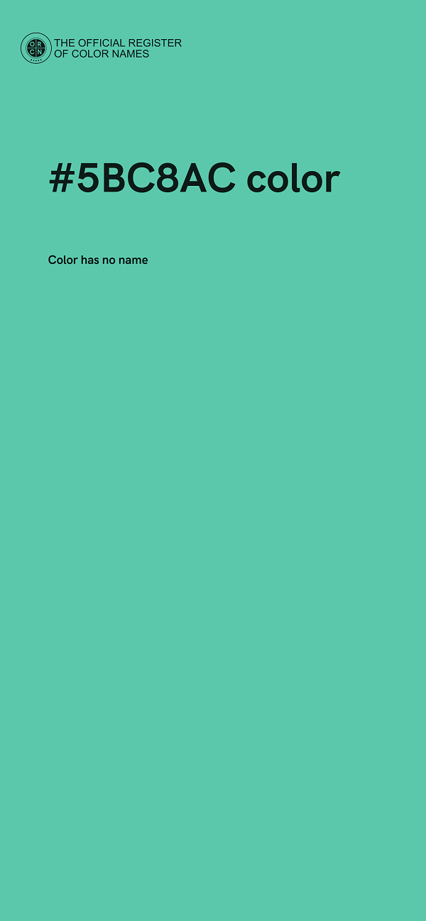 #5BC8AC color image