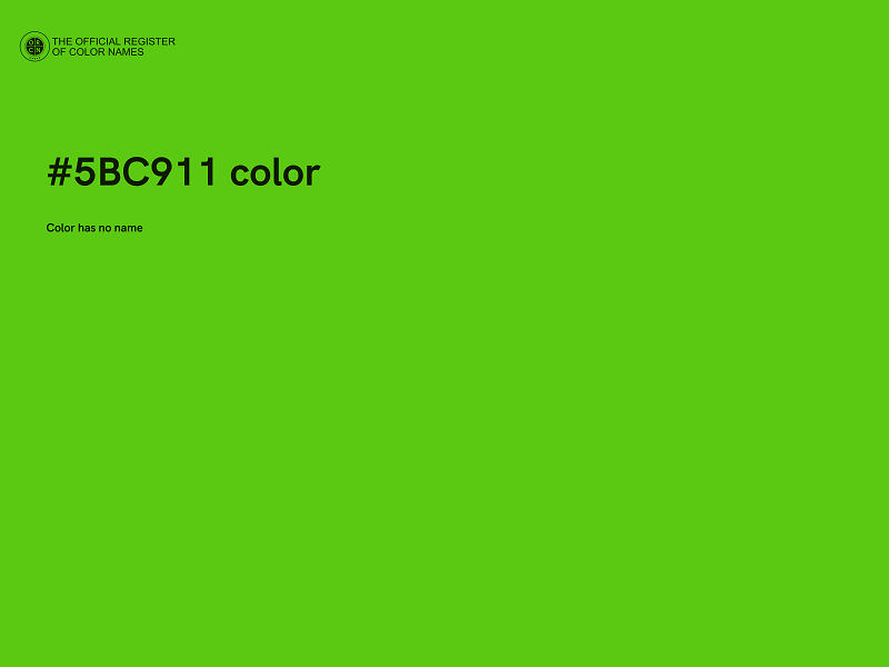 #5BC911 color image