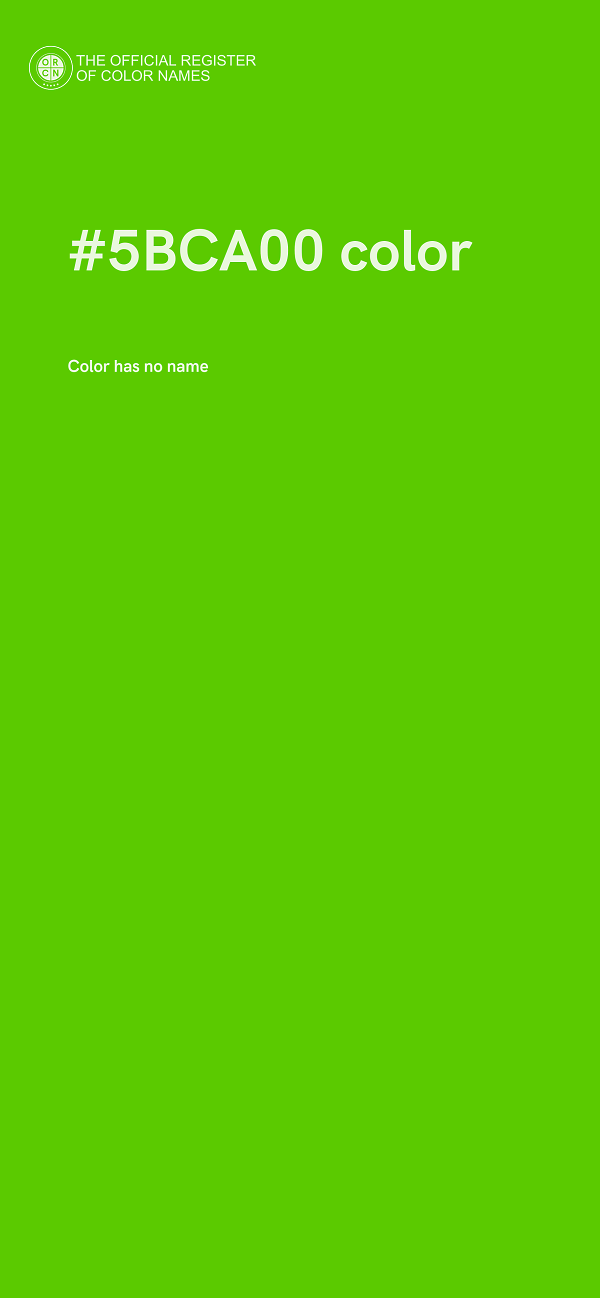 #5BCA00 color image