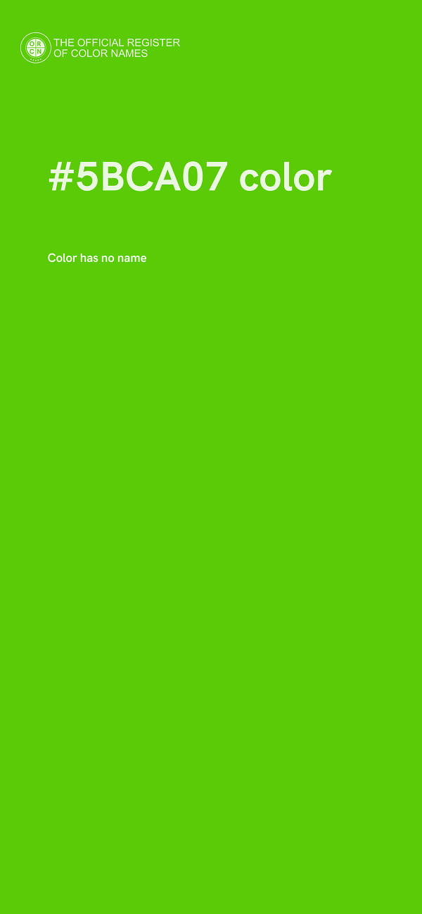 #5BCA07 color image
