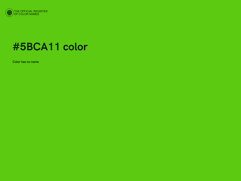 #5BCA11 color image